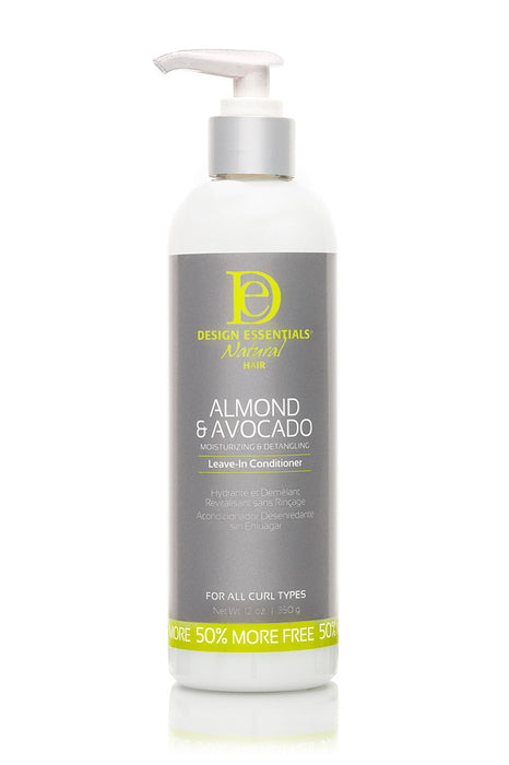 Design Essentials Almond & Avocado Detangling Leave-In Conditioner 12oz