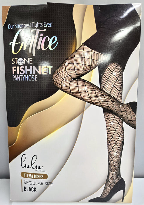 Lulu Fashion Stone Fishnet Pantyhose Style - 10853