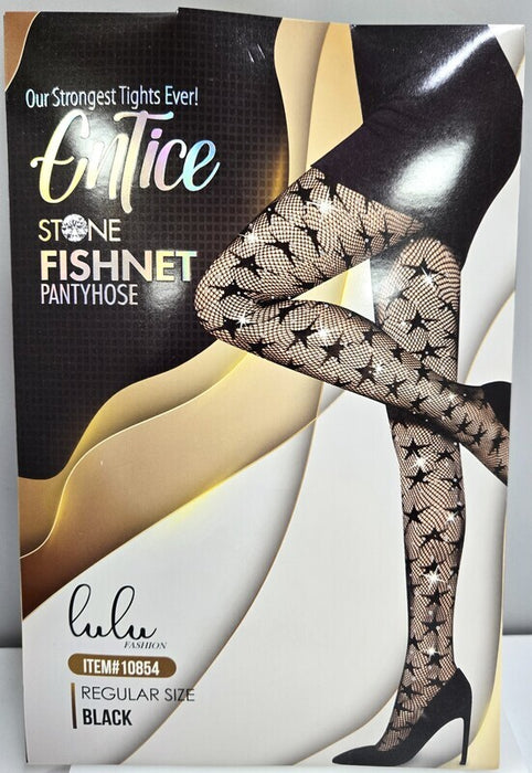 Lulu Fashion Stone Fishnet Pantyhose Style - 10854