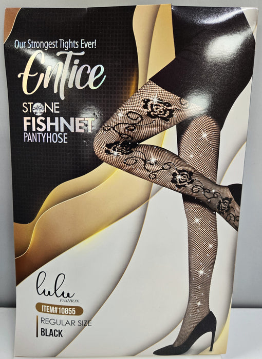 Lulu Fashion Stone Fishnet Pantyhose Style - 10855