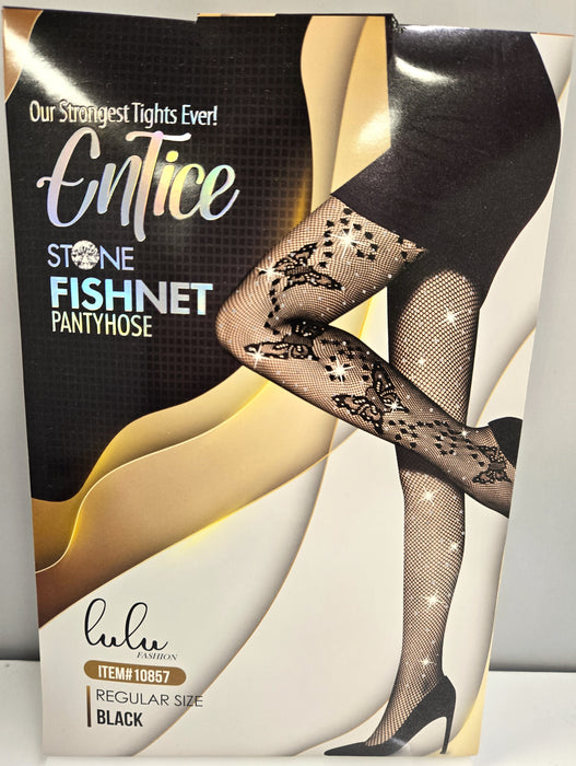 Lulu Fashion Stone Fishnet Pantyhose Style - 10857