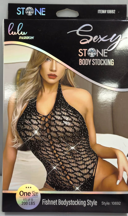 Lulu Fashion Fishnet Bodystocking Style - 10692