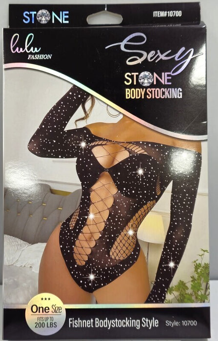 Lulu Fashion Fishnet Bodystocking Style - 10700