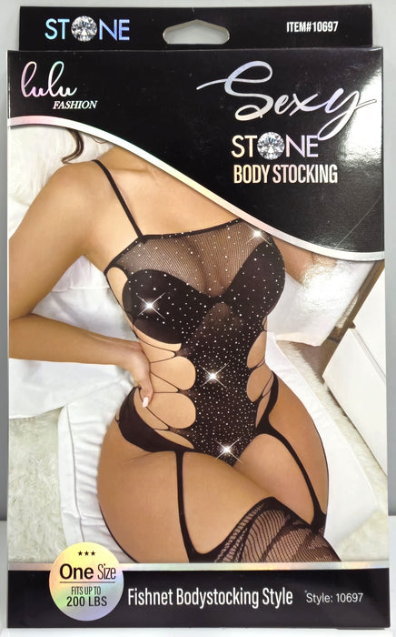 Lulu Fashion Fishnet Bodystocking Style - 10697