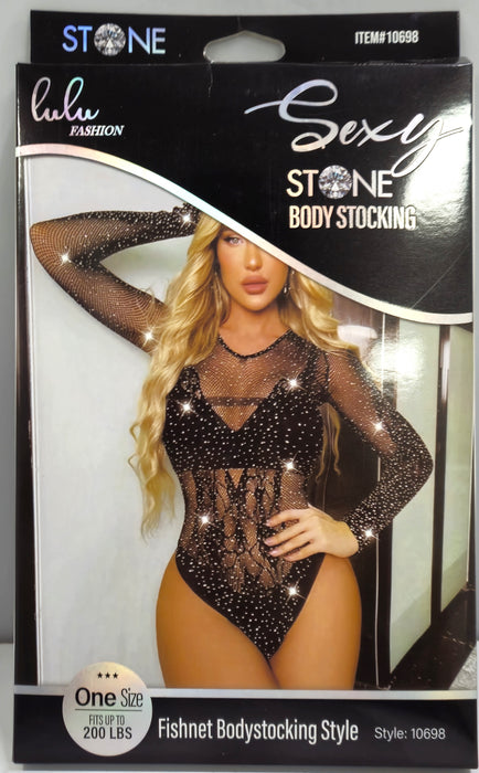 Lulu Fashion Fishnet Bodystocking Style - 10698