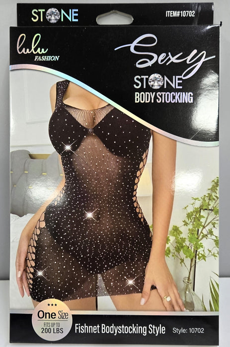 Lulu Fashion Fishnet Bodystocking Style - 10702