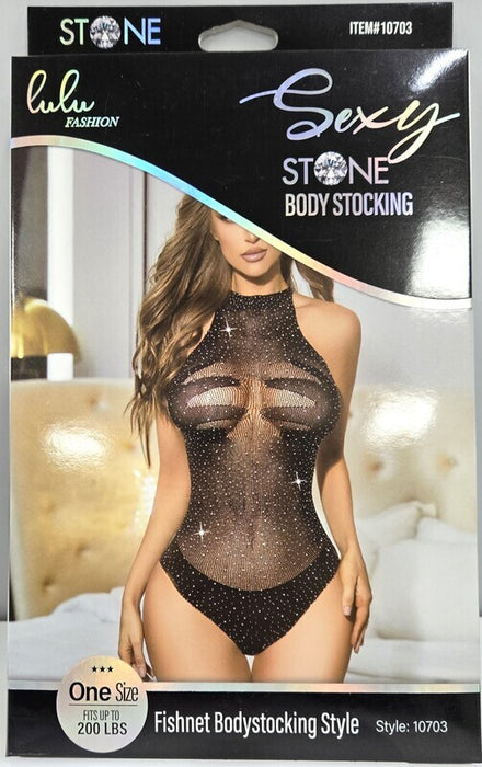 Lulu Fashion Fishnet Bodystocking Style - 10703