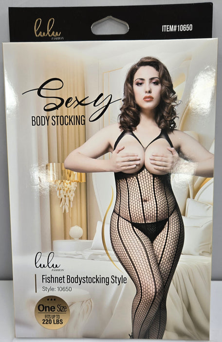 Lulu Fashion Fishnet Bodystocking Style - 10650