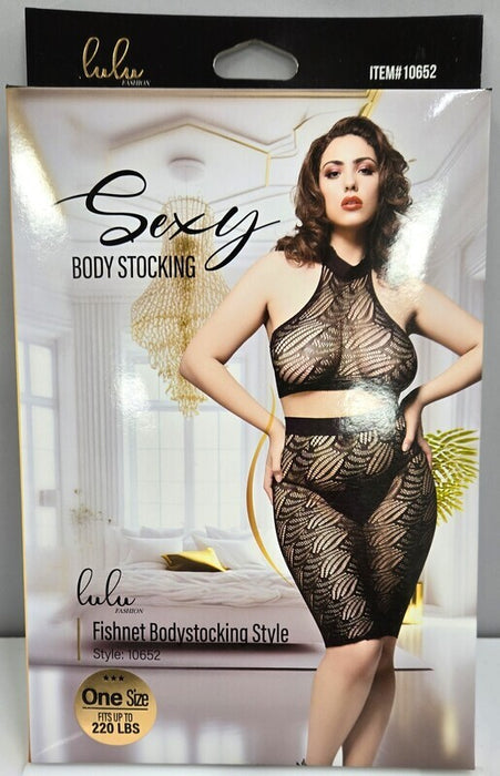 Lulu Fashion Fishnet Bodystocking Style - 10652