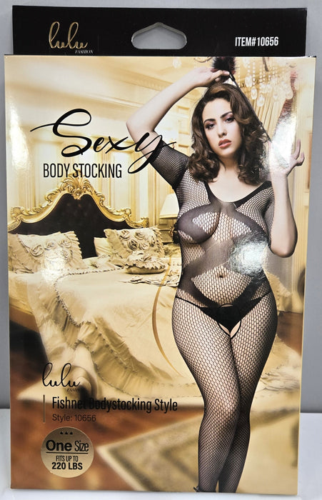 Lulu Fashion Fishnet Bodystocking Style - 10656