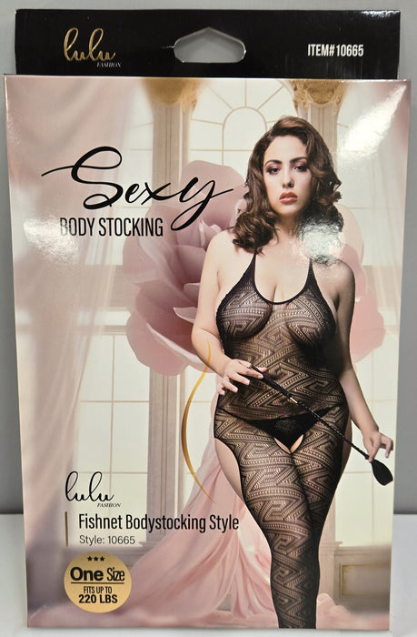 Lulu Fashion Fishnet Bodystocking Style - 10665