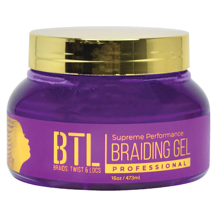 BTL Professional Braiding Gel Level 4 Supreme Performance [Purple] - 16oz