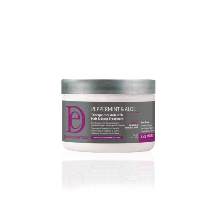 Design Essentials Peppermint & Aloe Therapeutics Anti-Itch Hair & Scalp Treatment 4oz