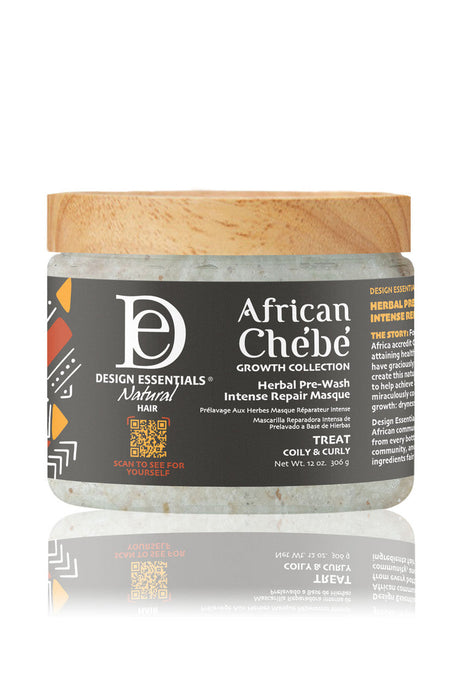 Design Essentials African Chebe Herbal Pre-Wash Intense Repair Masque 12oz