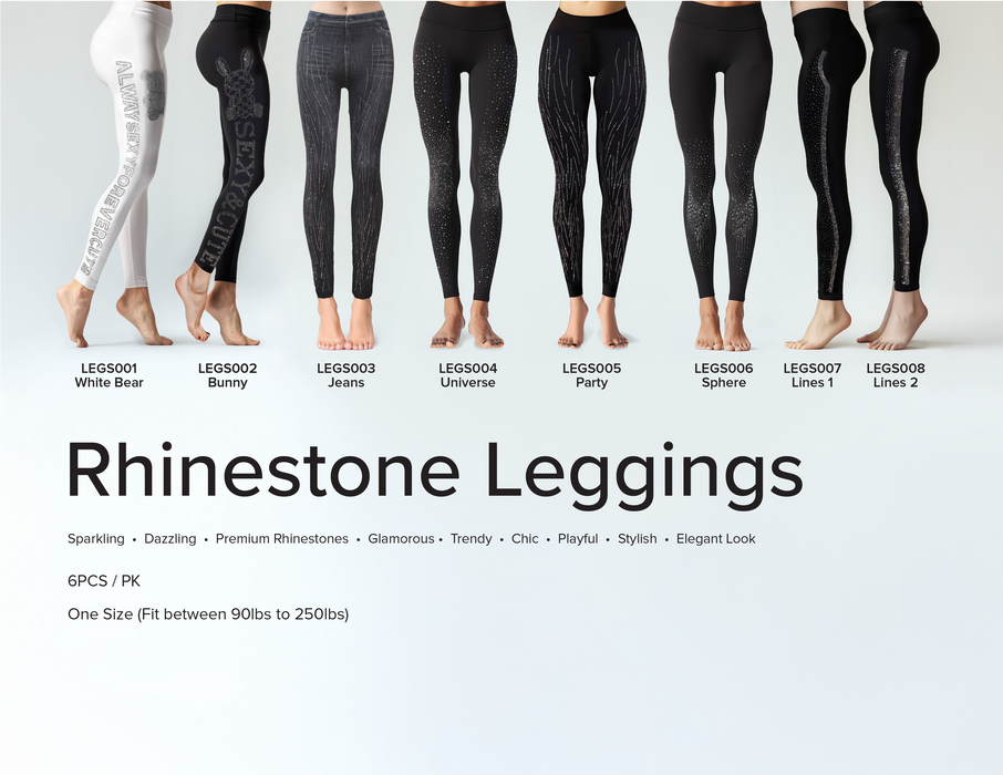 SM Beauty Rhinestone Leggings