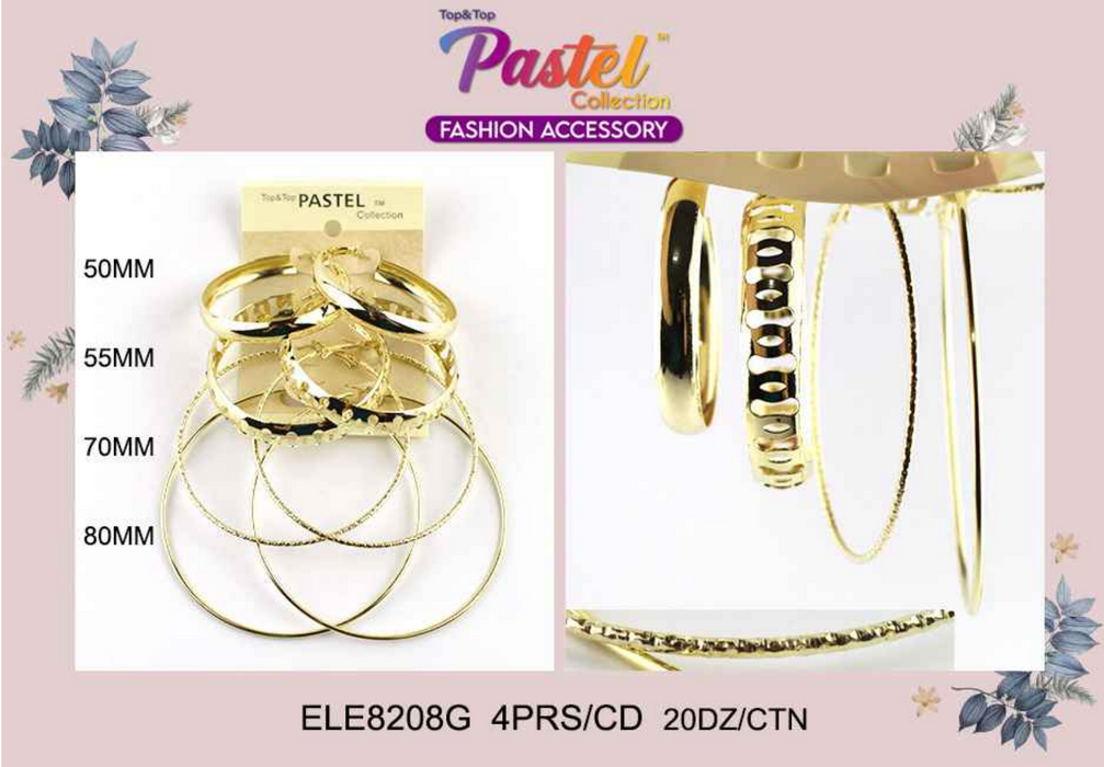 Top & Top Earrings - 8208