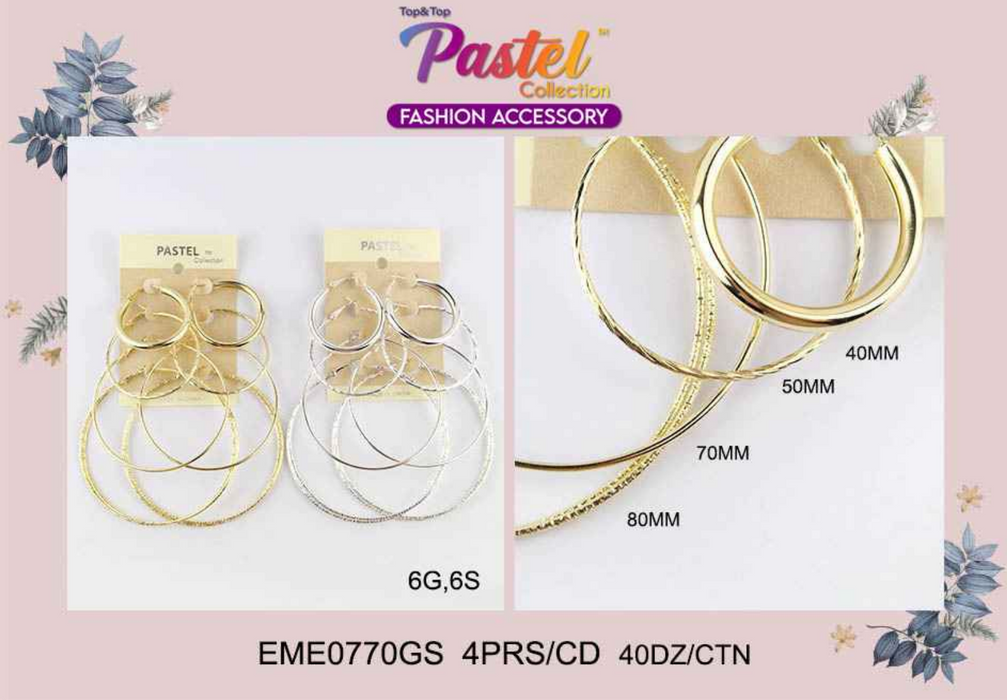 Top & Top Earrings - EME0770GS