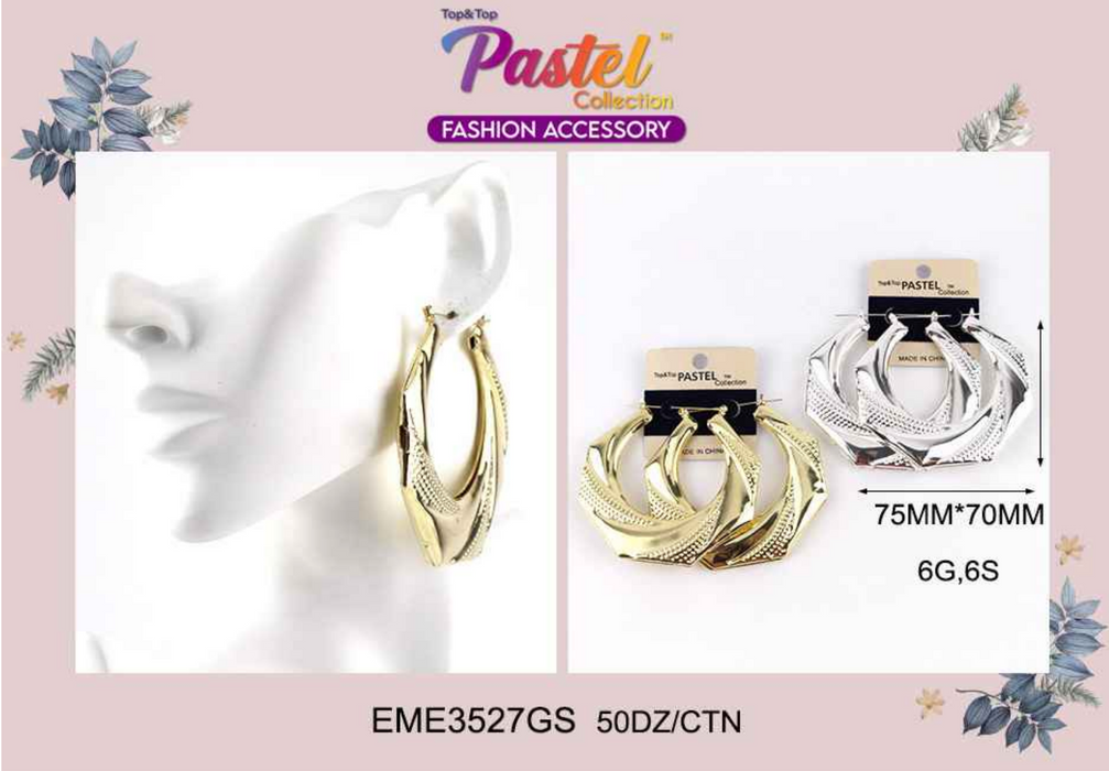 Top & Top Earrings - EME3527GS