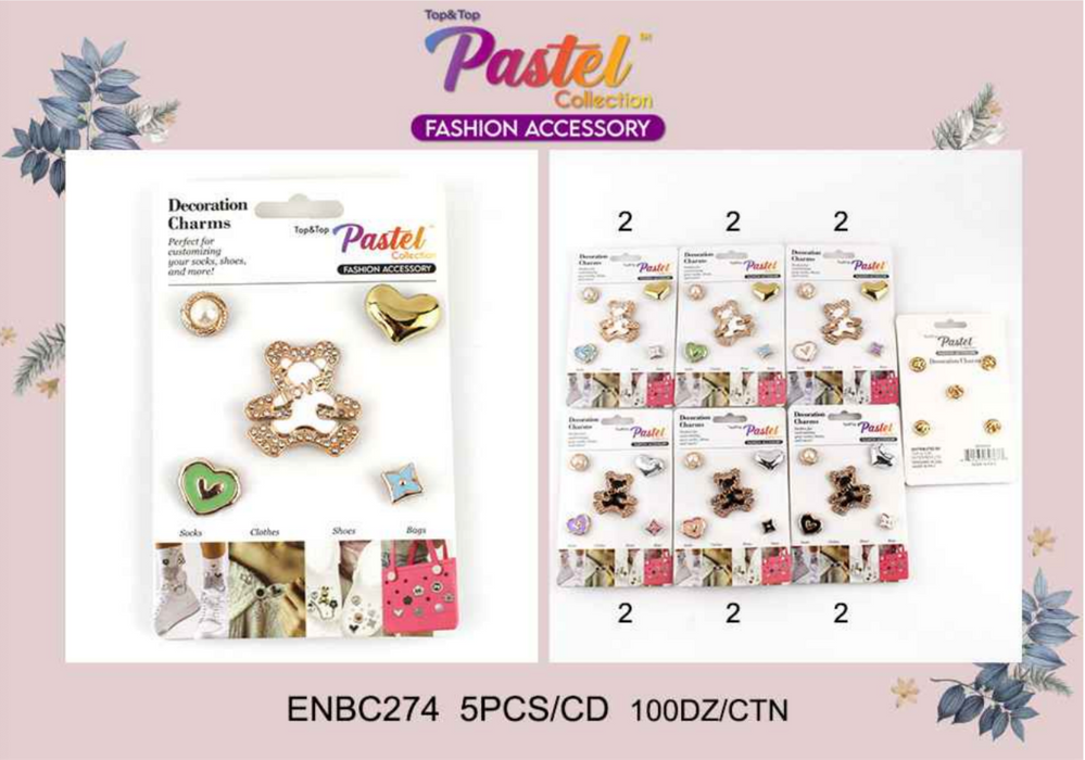 Top & Top Socks Decoration Charms - 274