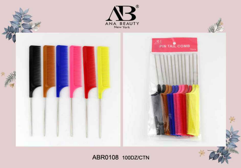 Ana Beauty Pin Tail Comb - 0108