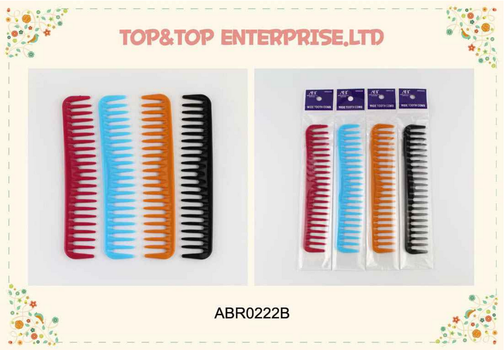 Ana Beauty Wide Tooth Comb - 0222B