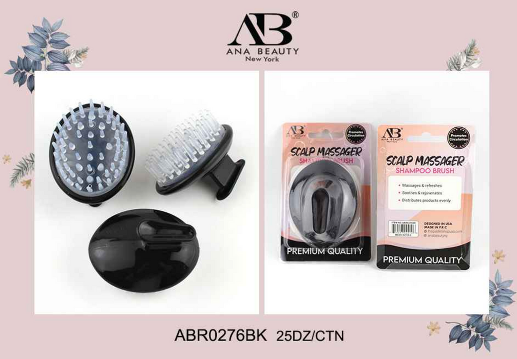 Ana Beauty Scalp Shampoo Massager Brush - 0276BK