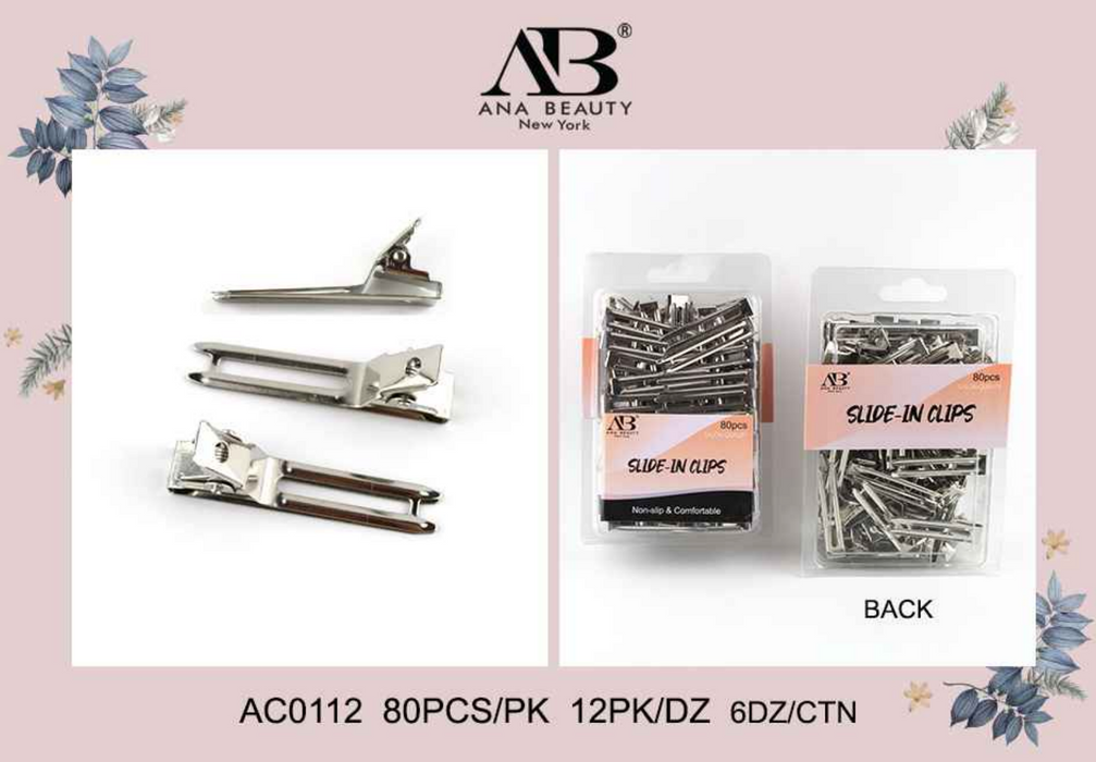 Ana Beauty Slide-in Clips - 0112