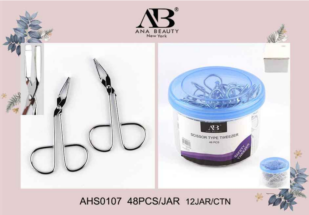 Ana Beauty Scissor Type Tweezers - 0107