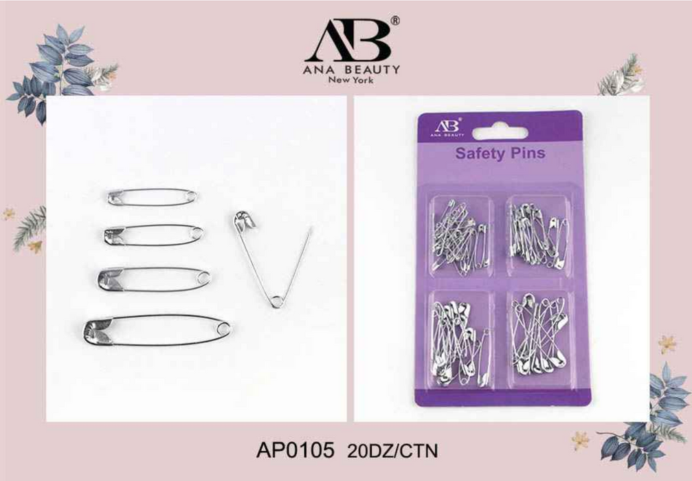 Ana Beauty Assorted Safety Pins - 0105