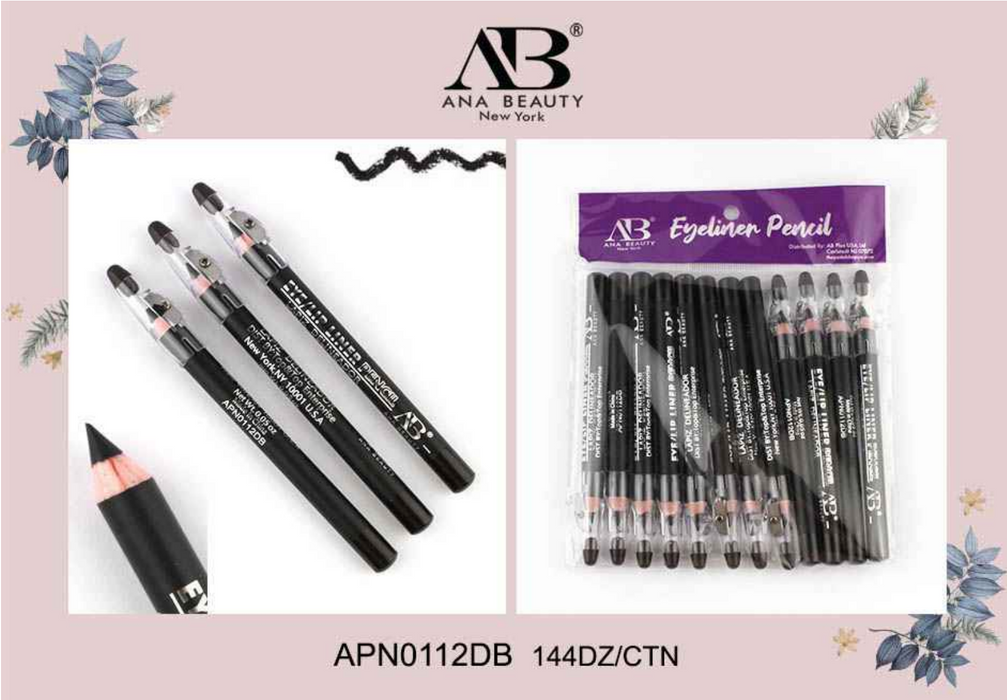 Ana Beauty Eyeliner Pencil with Sharpener - 0112DB