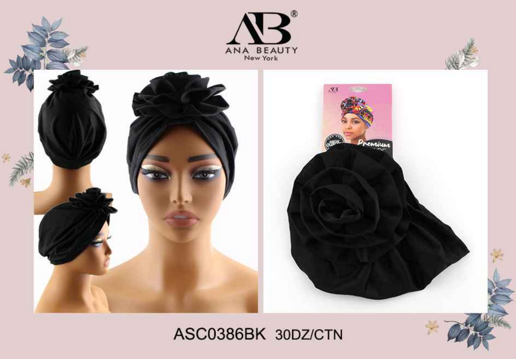 Ana Beauty Premium Turban - 0386BK