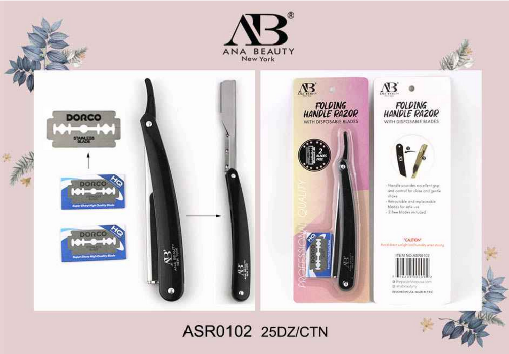 Ana Beauty Disposable Folding Handle Razor - 0102