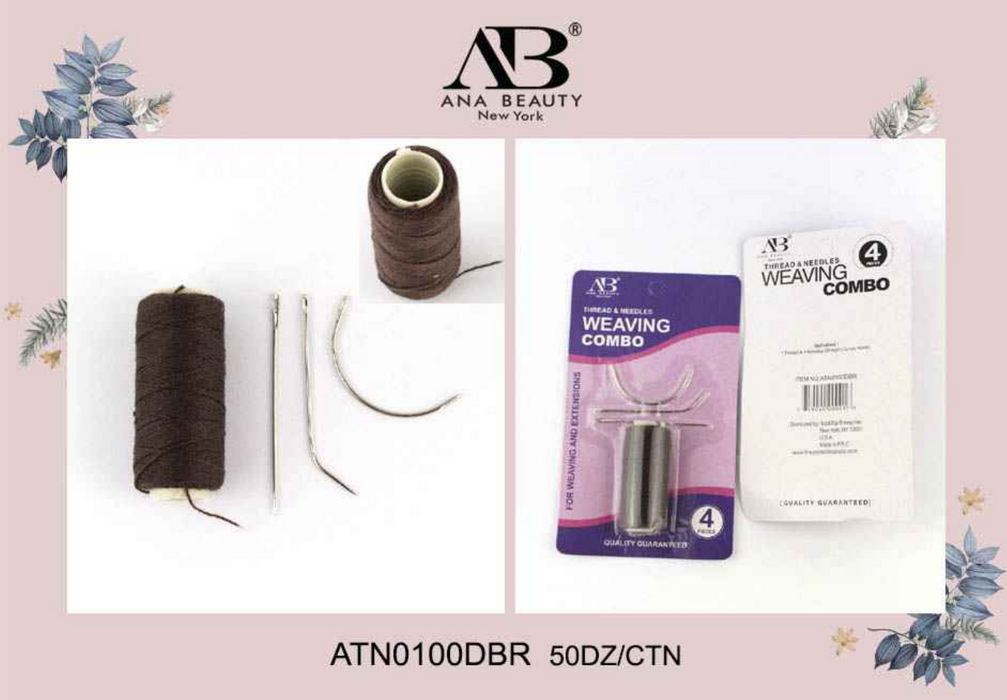 Ana Beauty Thread & Needles Weaving Combo - 0100DBR