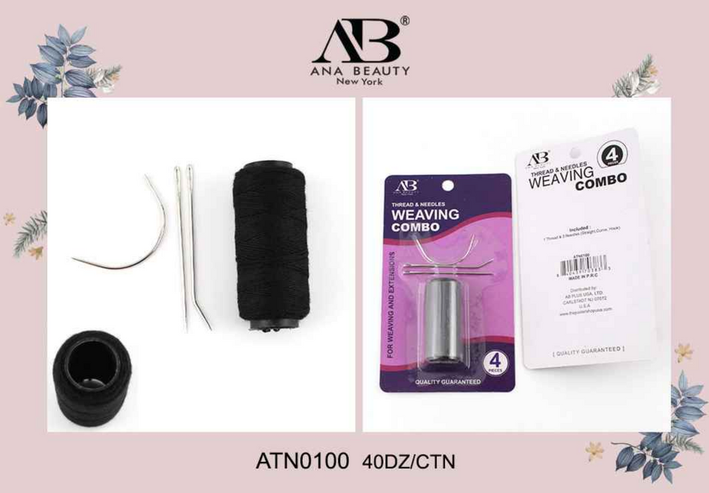 Ana Beauty Thread & Needles Weaving Combo - 0100