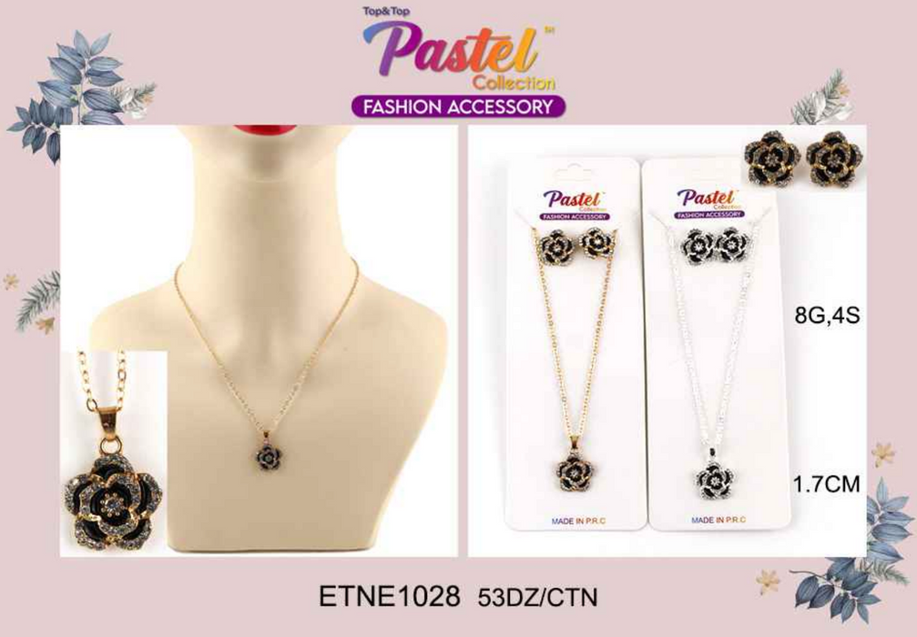 Top & Top Necklace Set - 1028