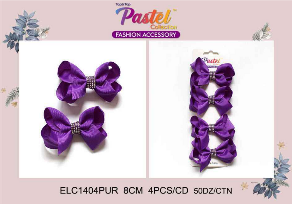 Top & Top Hair Bows - 1404PUR