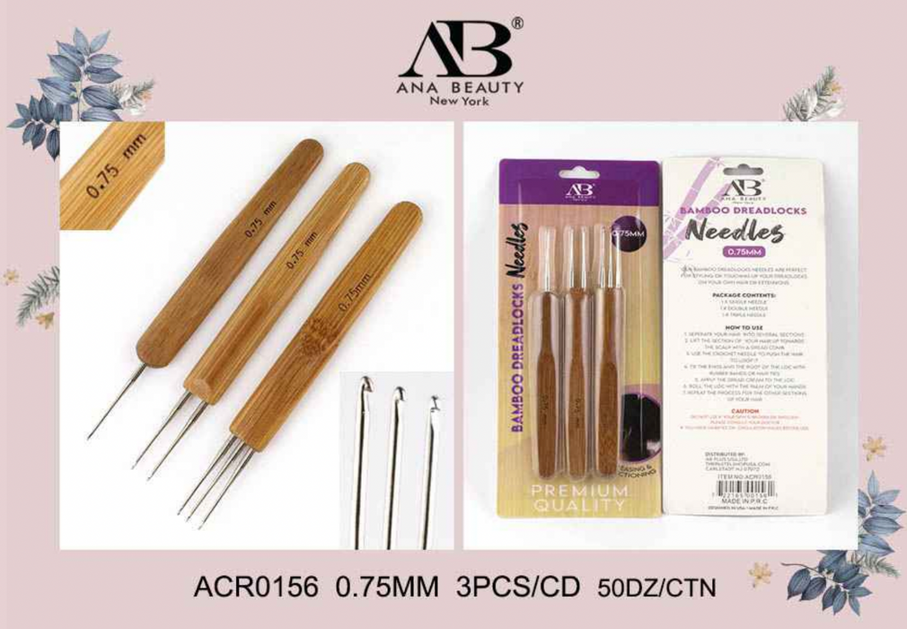 Ana Beauty Bamboo Dreadlock Needle - ACR0156
