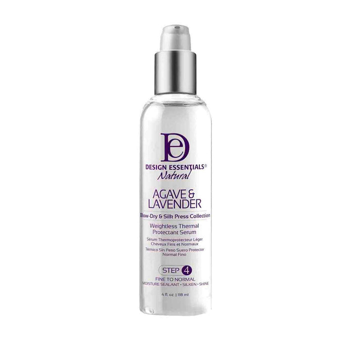 Design Essentials Agave & Lavender Weightless Thermal Protectant Serum 4oz