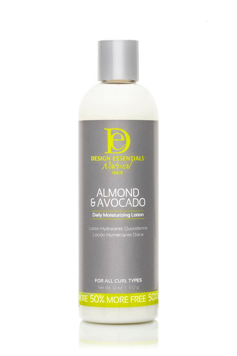 Design Essentials Almond & Avocado Daily Moisturizing Lotion 12oz