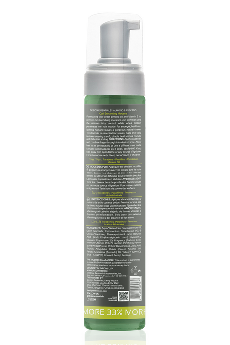 Design Essentials Almond & Avocado Curl Enhancing Mousse 10oz