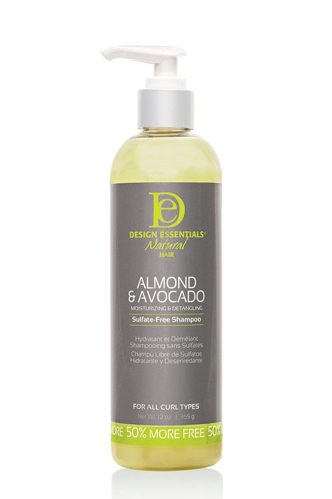 Design Essentials Almond & Avocado Detangling Shampoo 12oz