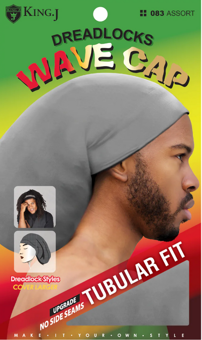 King.J Dreadlocks Wave Cap - 083 Assort